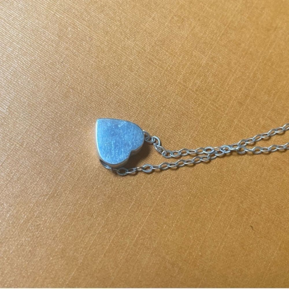925 sterling silver necklace heart